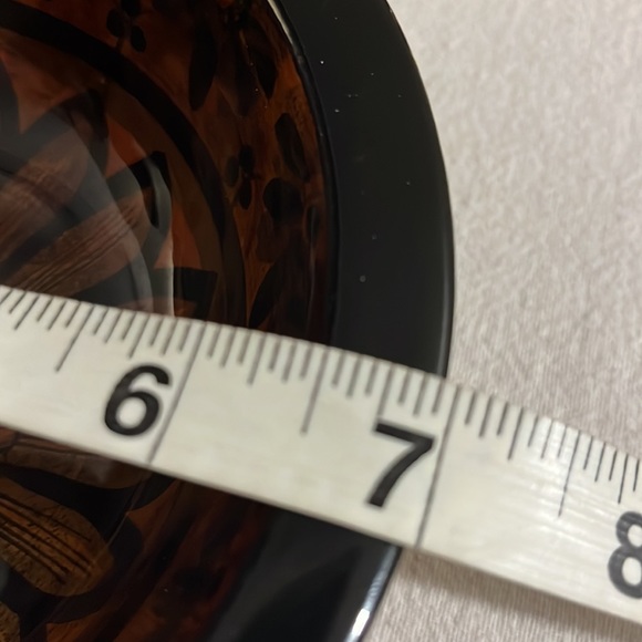 2 Wood Mexican Folk Art Hand Painted Lacquer Signed Bowls - Picture 5 of 12